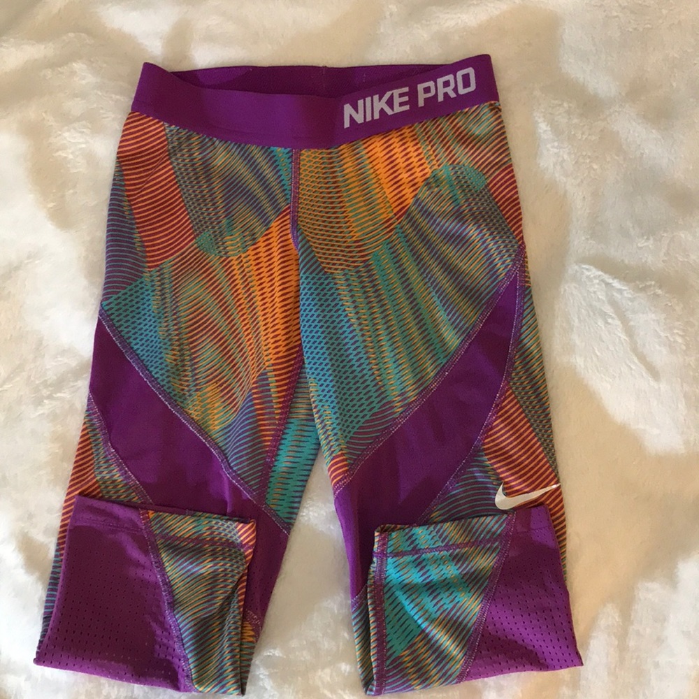 Nike Pro capris. Their kids .